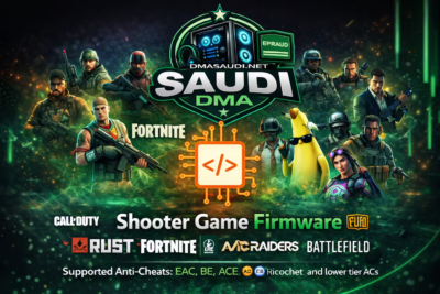 فيرموير احترافي للألعاب التنافسية | Fortnite، Apex، PUBG، COD، Rust | EAC & BE