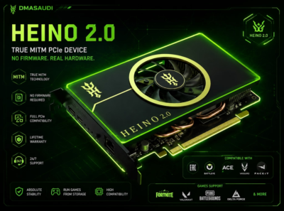 Heino 2.0 | جهاز MITM PCIe الثوري – بدون Firmware | إكسسوار